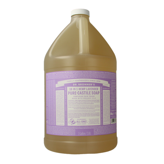 Dr Bronners Liquid soap lavendel 3800 Milliliter