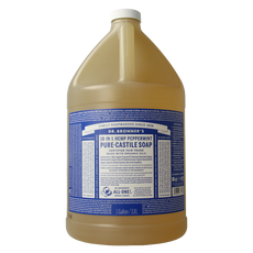 Dr Bronners Liquid soap peppermint 3800 Milliliter