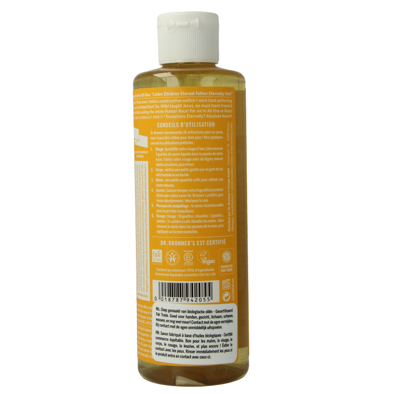 Dr Bronners Liquid soap citrus 240 Milligram