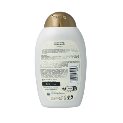 OGX Shampoo coconut milk nourishing 385.00 Milliliter