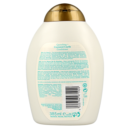 OGX Conditioner quenching coconut curls 385 Milliliter