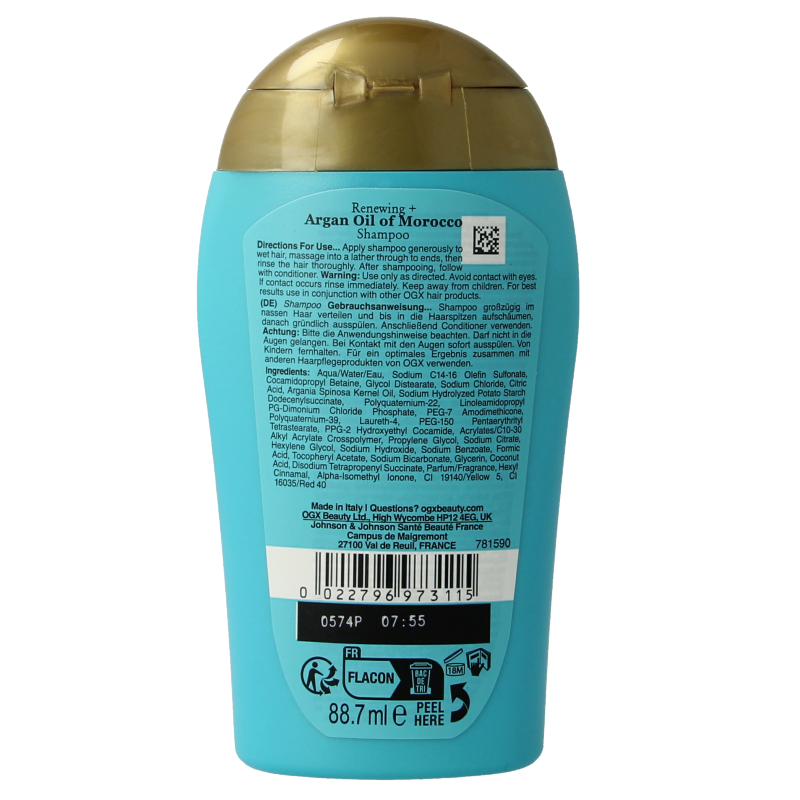 OGX Renewing argan oil of Morocco shampoo 88.7 Milliliter