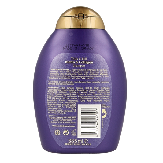 OGX Thick a full biotin & collagen shampoo bio 385 Milliliter