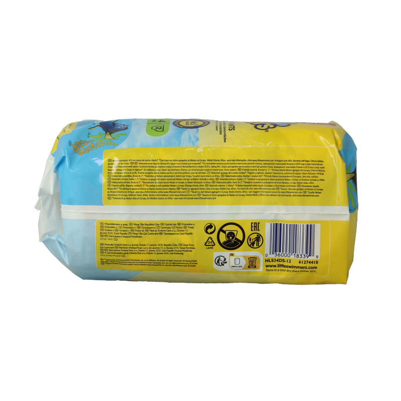 Huggies Little swimmers maat 3-4 7-15kg 12 Stuks