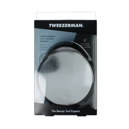 Tweezerman Spiegel met licht vergroot 10x 1.00 Stuks