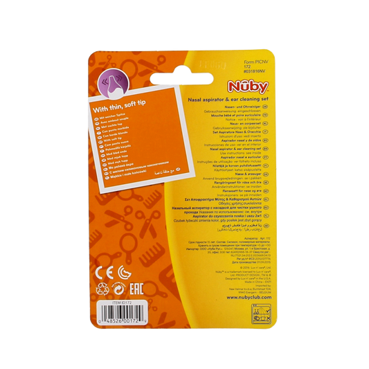 Nuby Neuspeer & oorreiniger 1 Stuks