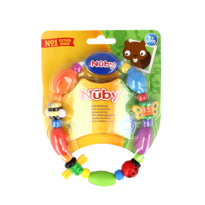 Nuby Speelse bijtketting bug-a-loop 1.00 Stuks