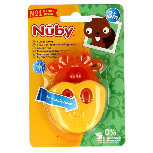Nuby Koelbijtring dieren 1.00 Stuks