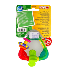 Nuby Bijtfiguur driehoekig hard en zacht  1.00 Stuks