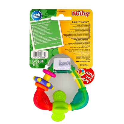 Nuby Bijtfiguur driehoekig hard en zacht  1.00 Stuks