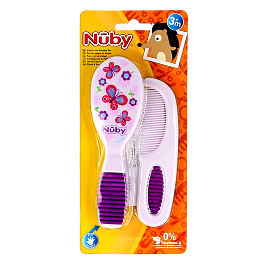 Nuby Kam & borstel set 1 Set