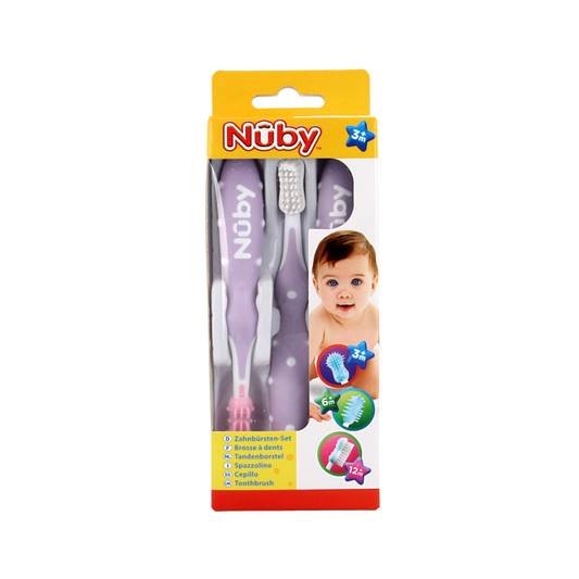 Nuby Tandenborstelsetje 3 Stuks