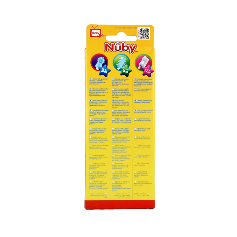 Nuby Tandenborstelsetje 3 Stuks