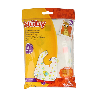 Nuby Wegwerp slabbetjes 10 Stuks