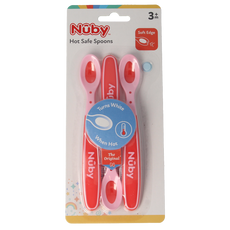 Nuby Warmtegevoelige lepeltjes 3+ maanden assorti 3 Stuks