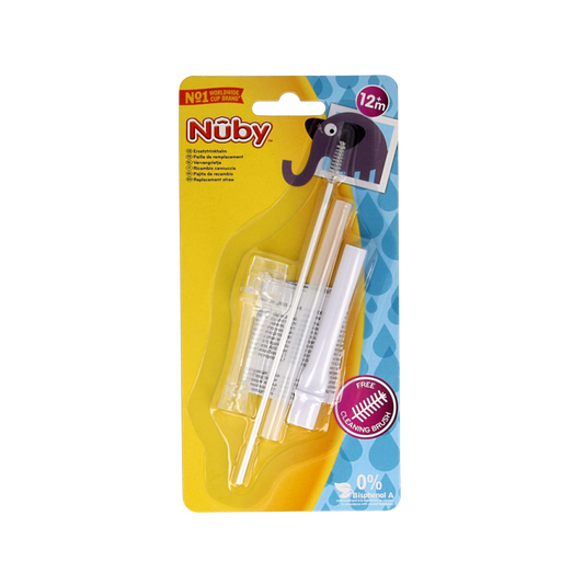 Nuby Vervangset met antilekrietje voor Flip-It 12+ maan 1 Stuks