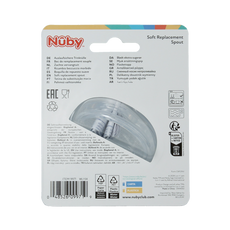 Nuby Vervangspeen beker ID10052 1.00 Stuks