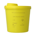 Uson Plast Naaldencontainer 1.5 liter geel gerecycled plastic 1500.00 Milliliter