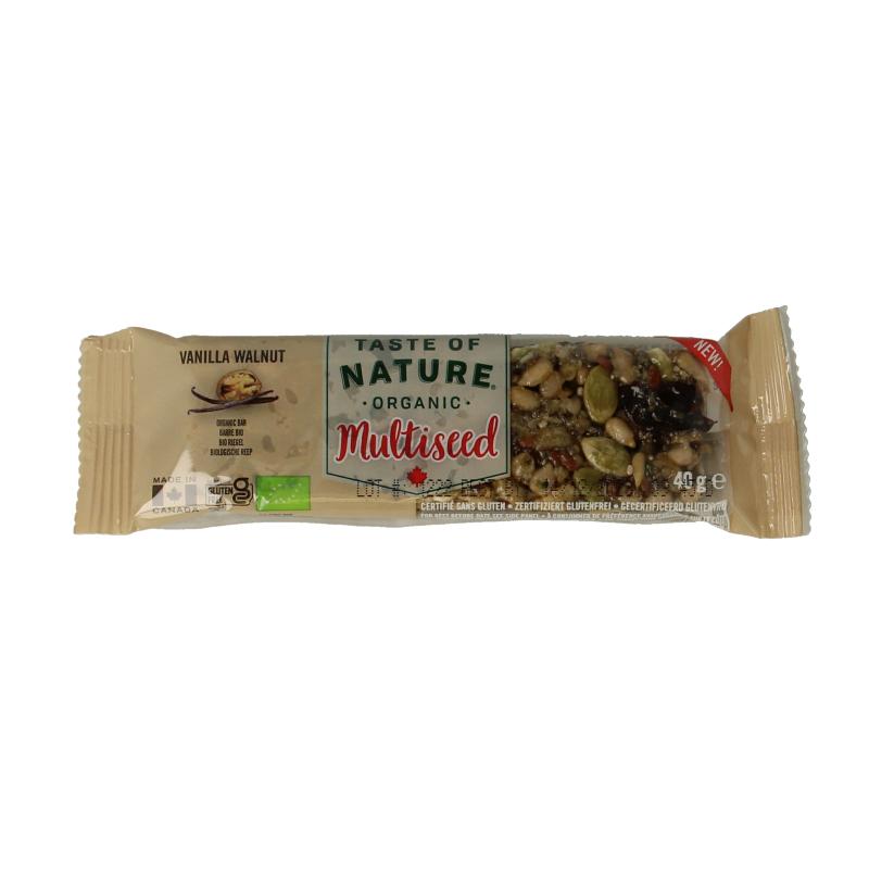 Taste Of Nature Vanilla walnut  bio 40 Gram