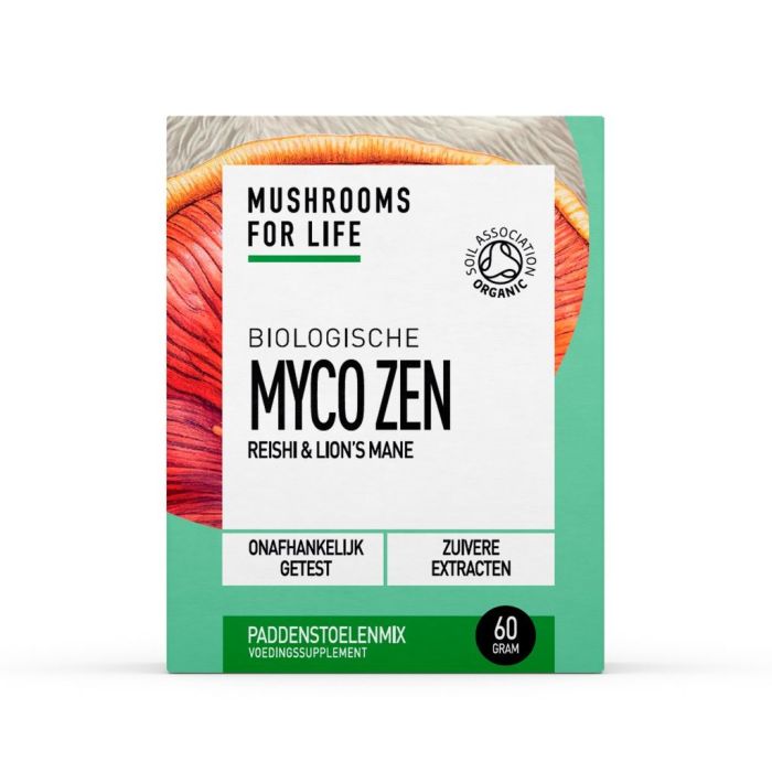 Mushrooms for Life Myco zen poeder bio 60 Gram