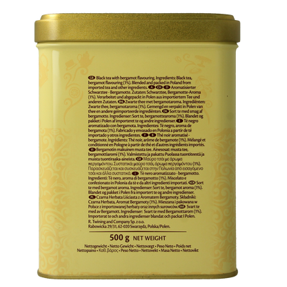 Twinings Earl grey blik 500.00 Gram
