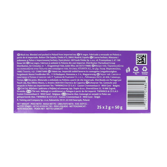 Twinings Darjeeling thee 25 Zakjes