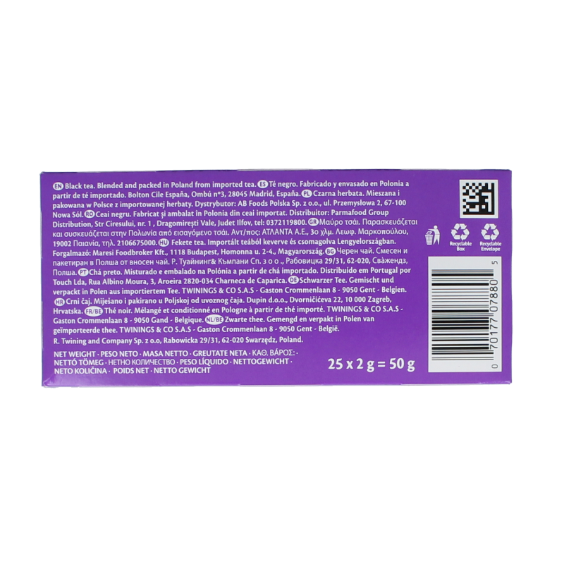 Twinings Darjeeling thee 25 Zakjes