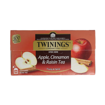 Twinings Apple cinnamon raisin 25.00 Zakjes