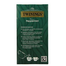 Twinings Pepermunt 20.00 Zakjes