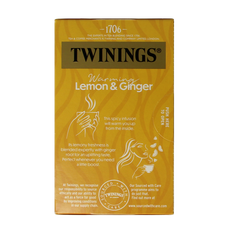 Twinings Citroen gember 20.00 Zakjes