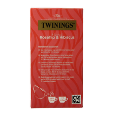 Twinings Rozenbottel hibiscus 20.00 Zakjes
