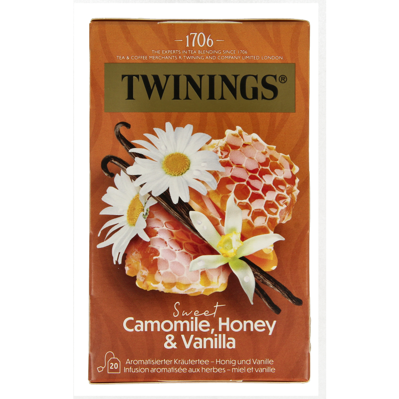 Twinings Kamille honing vanille 20 Zakjes