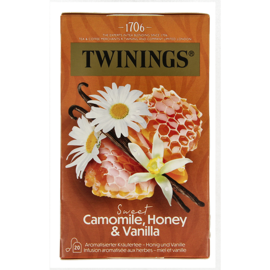Twinings Kamille honing vanille 20 Zakjes