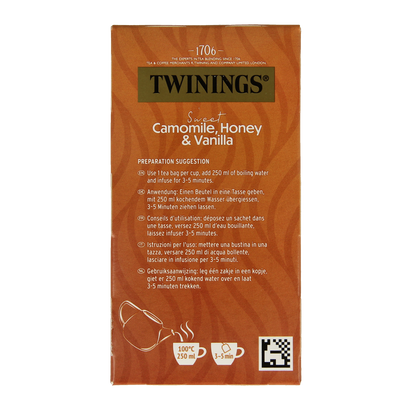 Twinings Kamille honing vanille 20.00 Zakjes