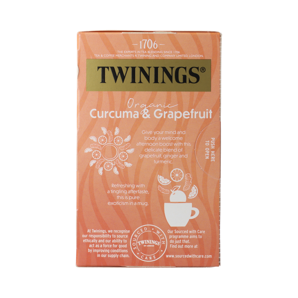 Twinings Curcuma & grapefruit bio 20.00 Zakjes