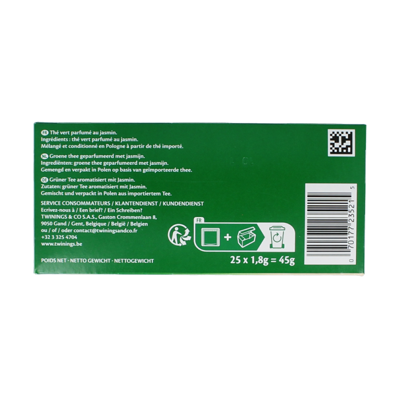 Twinings Groene thee jasmijn 25 Zakjes