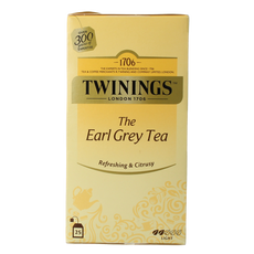 Twinings Earl grey envelop zwart 25.00 Zakjes