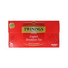 Twinings English breakfast thee envelop zwart 25.00 Zakjes