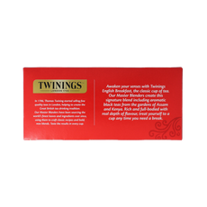 Twinings English breakfast thee envelop zwart 25.00 Zakjes