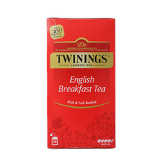 Twinings English breakfast thee envelop zwart 25.00 Zakjes