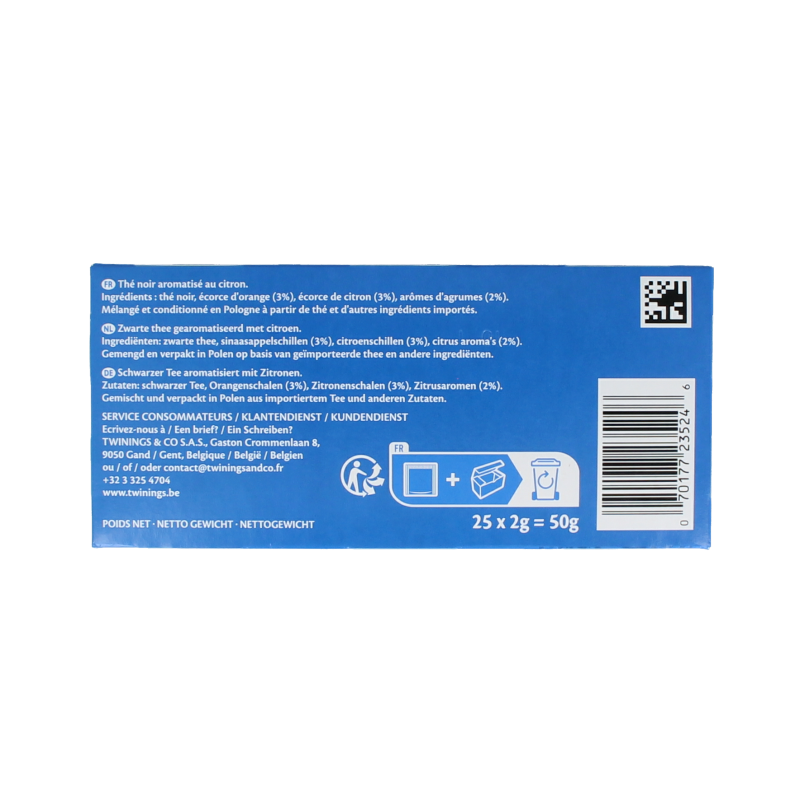 Twinings Lady grey 25 Zakjes