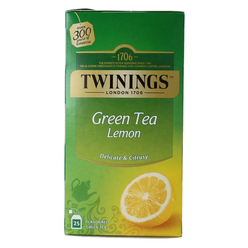 Twinings Groene thee citroen 25 Zakjes