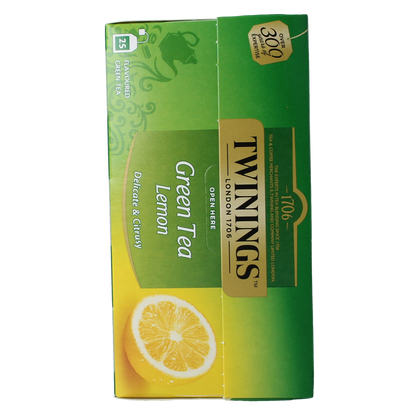 Twinings Groene thee citroen 25.00 Zakjes