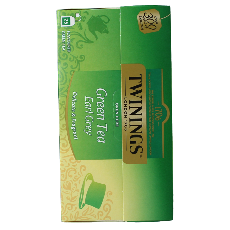 Twinings Green tea earl grey 25 Zakjes