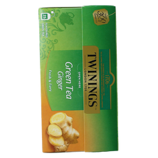 Twinings The vert gingembre 25.00 Zakjes