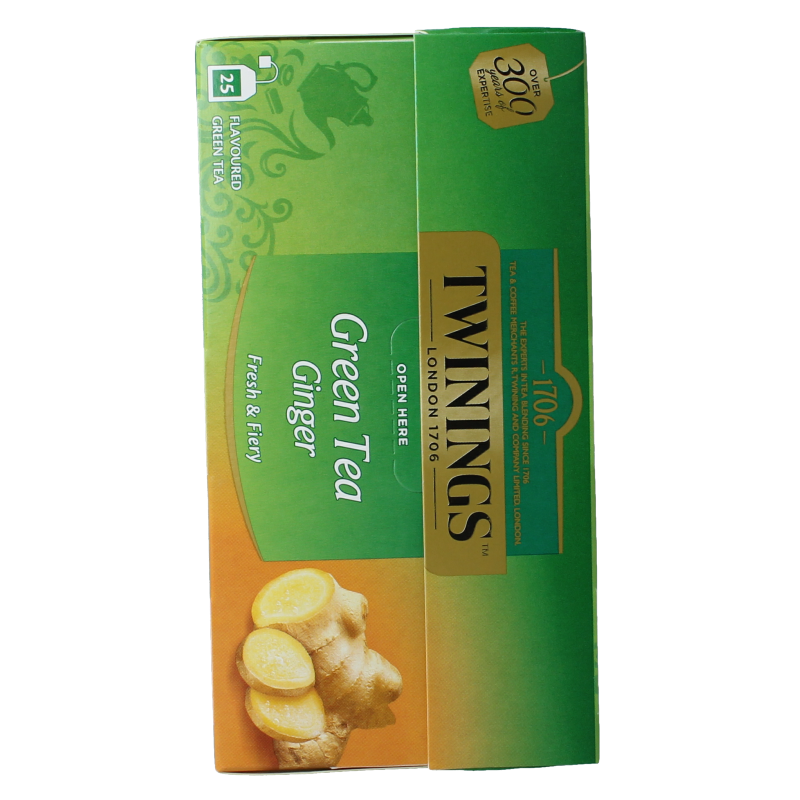 Twinings The vert gingembre 25 Zakjes
