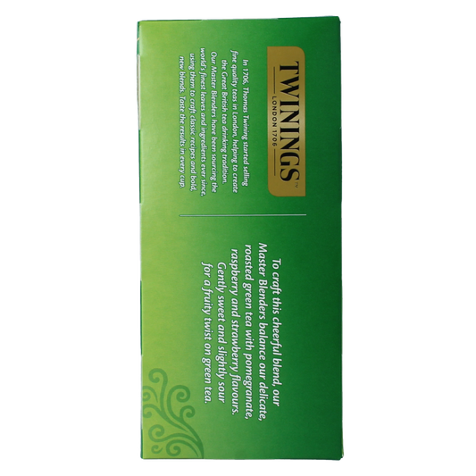 Twinings The vert pomogranate raspberry strawberry 25 Zakjes