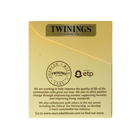 Twinings Earl grey decaf envelop zwart 25 Zakjes