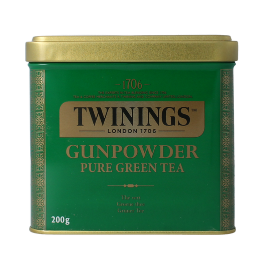 Twinings Gunpowder blik natural 200 Gram