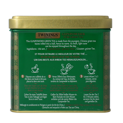 Twinings Gunpowder blik natural 200.00 Gram
